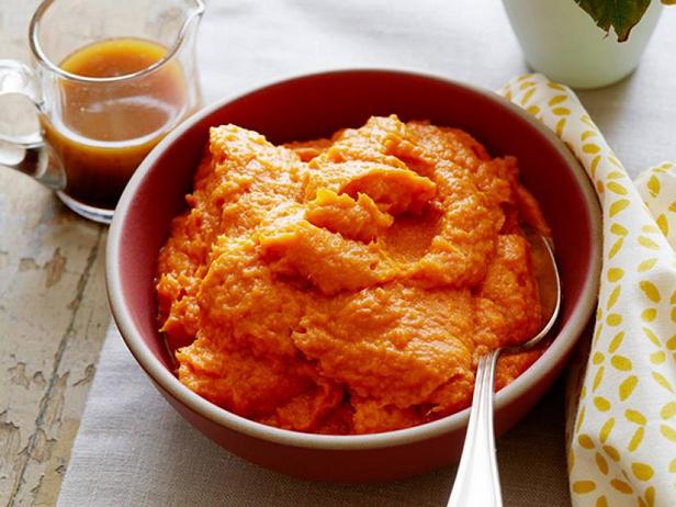 Rezept für Süßkartoffelpüree mit brauner Butter