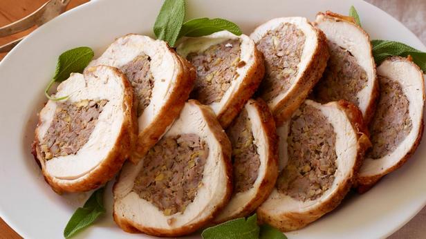 Rezept - Gefüllte Putenbrust mit Kastanien