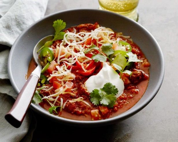 Chili con Carne mit dunklem Bier