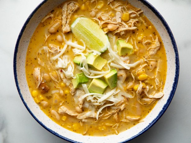 Schnelles weißes Chili mit Hähnchen