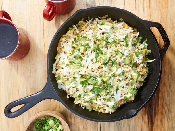 Zubereitung von Migas Verdes