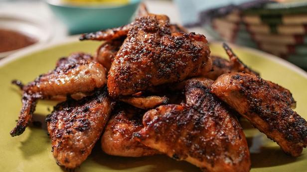 Zubereitung - Gegrillte Hähnchenflügel mit Senf-BBQ-Sauce