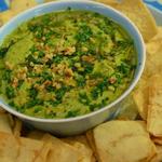 Gefrorener Gemüsedip mit geröstetem Knoblauch