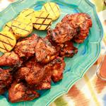 Gegrilltes Hähnchen in Pfeffersauce