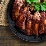 Heißgeräucherte Schweinerippchen
