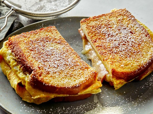 Monte-Cristo-Sandwich mit Omelett