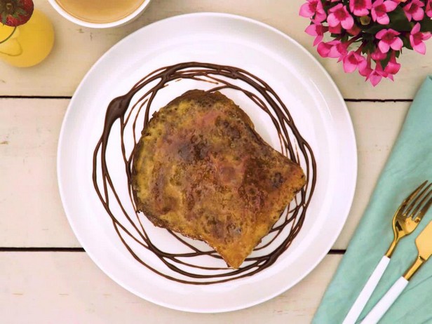 Französischer Toast mit Crème brûlée