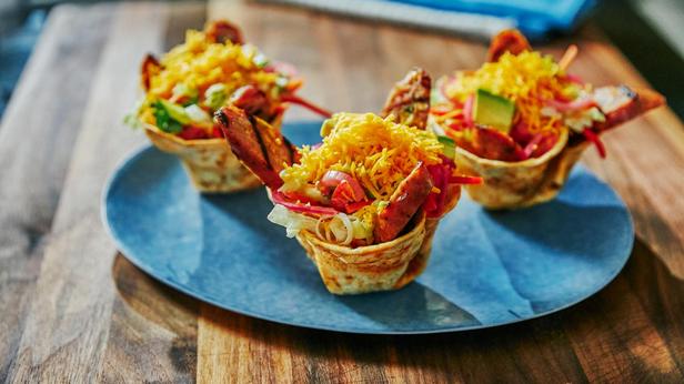 So macht man Taco-Bowls