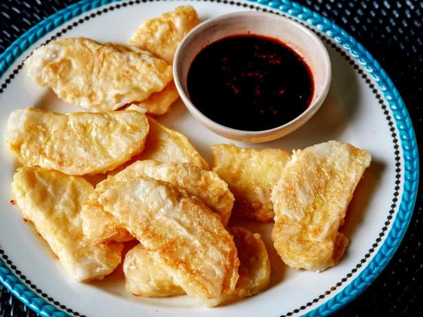 Zubereitung - Saensong Jeong: Fisch Jeong (koreanischer frittierter Fisch im Teigmantel)