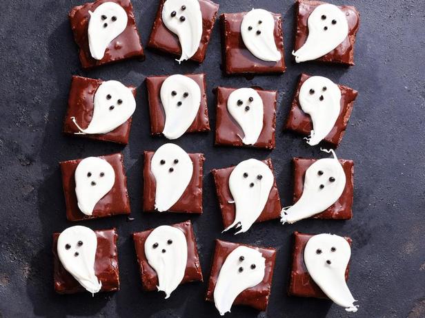 Rezept für Halloween-Schokoladenbrownies