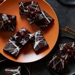 Halloween-Spinnen-Brownies