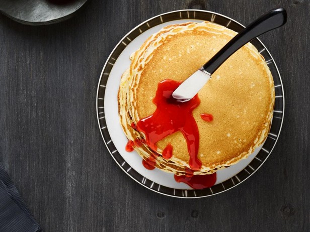 Blutige Pfannkuchen