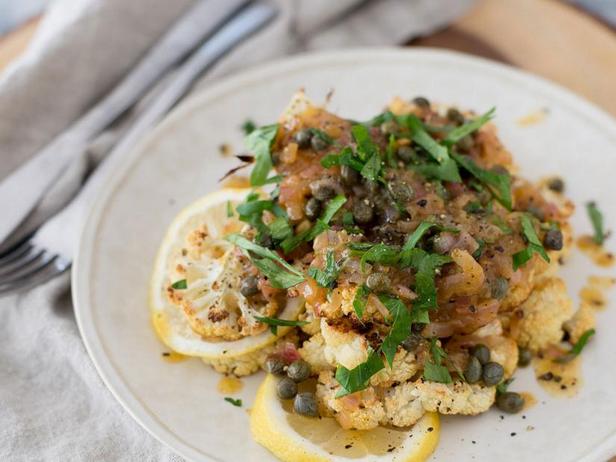 Wie man Blumenkohl Piccata zubereitet