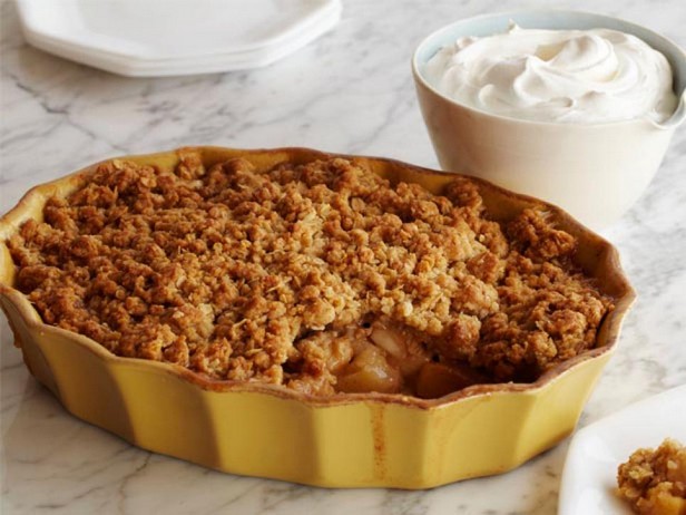 Apfel- und Birnen-Crumble
