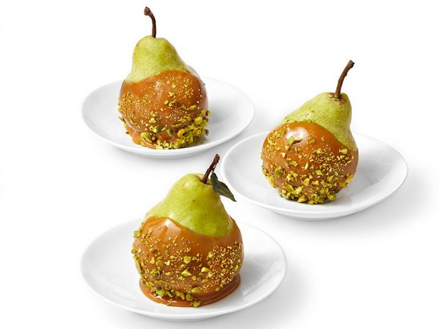 Birnen in cremiger Karamellsauce