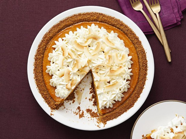 Kürbis-Kokos-Sahne-Torte