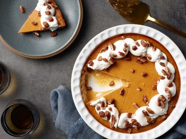 Kürbiskuchen ohne Boden