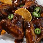 Hähnchenflügel in Mandarinensauce mit Tequila