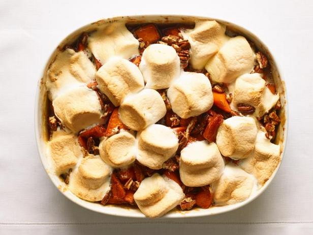 Zubereitung - Im Ofen gebackene Süßkartoffel mit Marshmallows