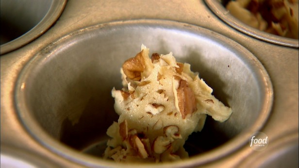 Schnelle, klebrige Brötchen aus Blätterteig