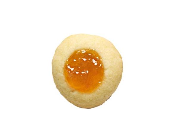 Wie man Vanille-Mürbeteigkekse mit Marmelade zubereitet