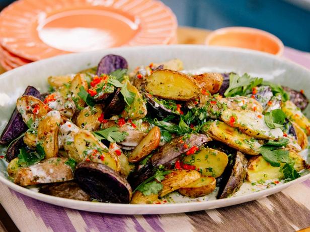 Zubereitung - Ofenkartoffeln mit warmer Blauschimmelkäsesauce