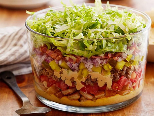 9-Schichten-Cheeseburger-Dip