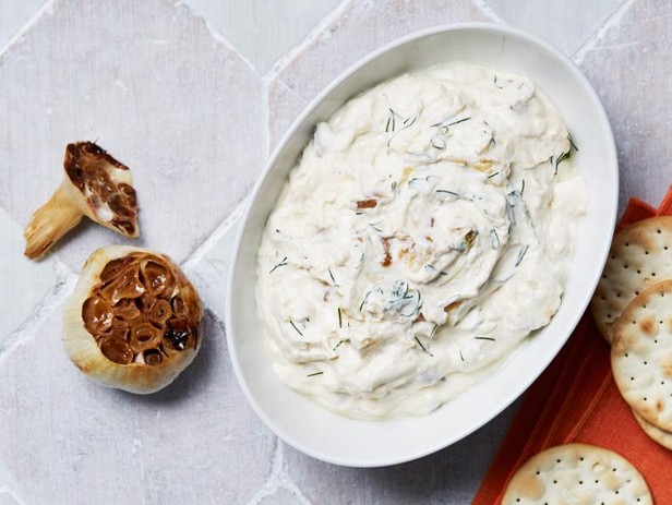 gerösteter Knoblauchdip