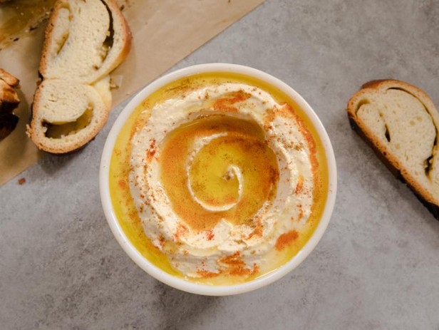 Zarter hausgemachter Hummus