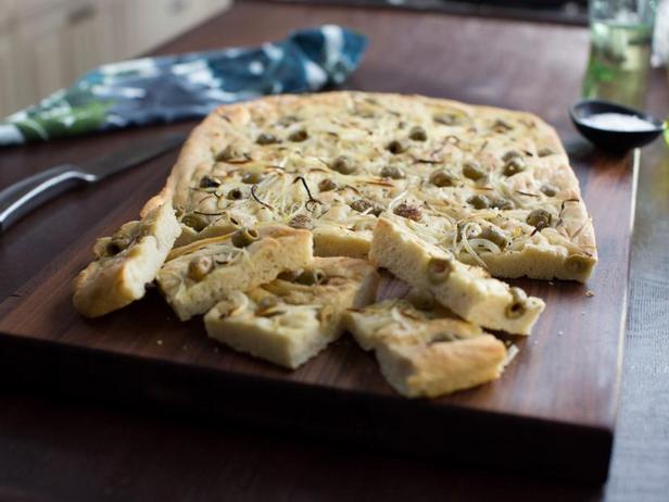Zubereitung - Focaccia mit Rosmarin und Oliven