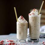Eiskaffee Mochaccino mit weißer Schokolade