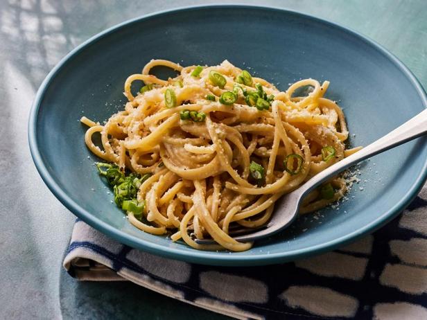 Rezept für Spaghetti in cremiger Käsesauce