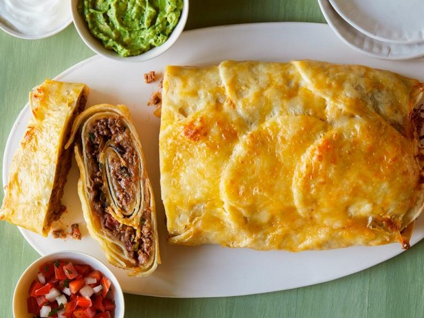 Riesige Taco-Rolle