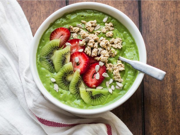 Grüne Smoothie-Bowl