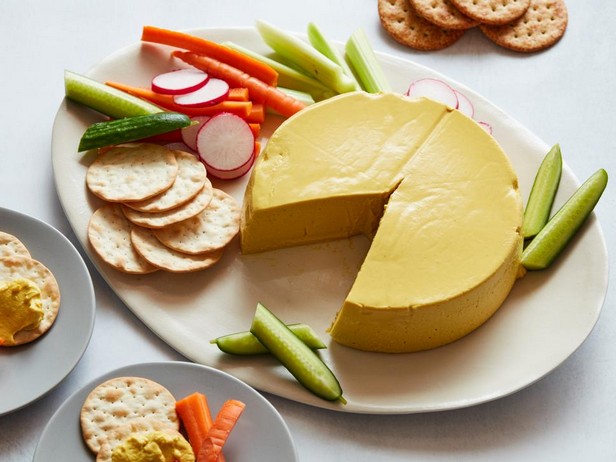 Veganer Cheddar