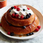 Flauschige Pfannkuchen im Ofen