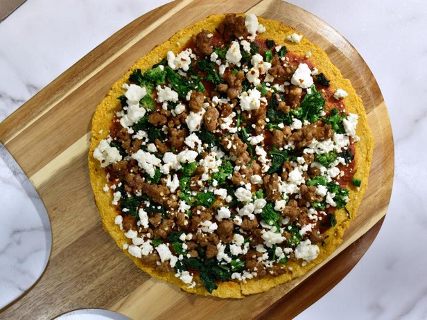 Süßkartoffel-Pizzaboden