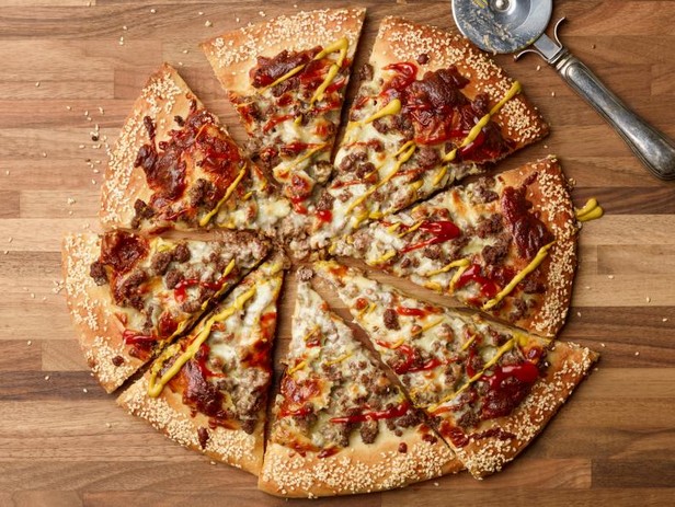 Cheeseburger-Pizza