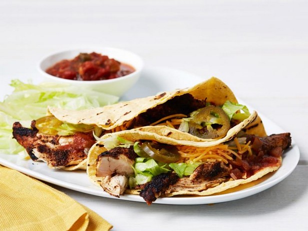 Gegrillte Hähnchen-Tacos