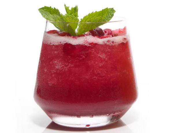 Cranberry-Whiskey-Slush