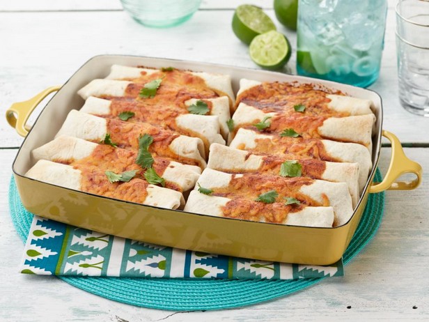 Rindfleisch-Bohnen-Burrito