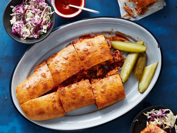 Pulled Pork Brot mit BBQ-Sauce