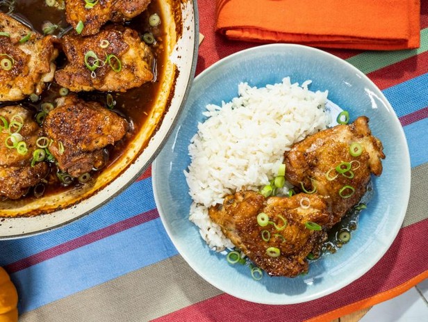 Karamellisiertes Hähnchen