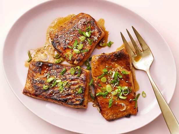 Ingwerglasierter Lachs
