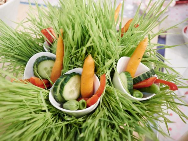 Zubereitung - Frühlingswald-Gemüse-Vorspeise mit Ranch-Dressing