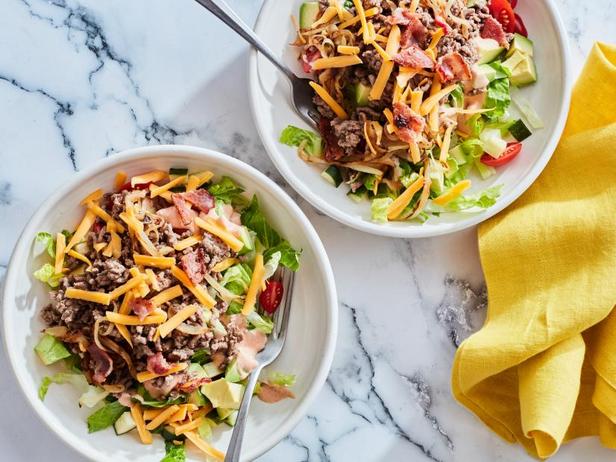 Zubereitung - Bacon-Cheeseburger-Bowl (Ket-Diät)