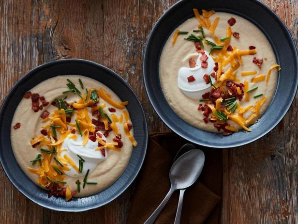 Rezept für gebackene Kartoffelsuppe (Ket-Diät)