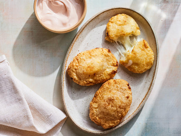 Zubereitung - Maniok-Kartoffel-Kroketten mit Mozzarella