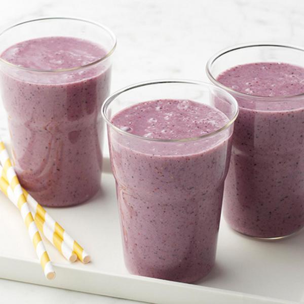 Zubereitung - Blaubeer-Smoothie