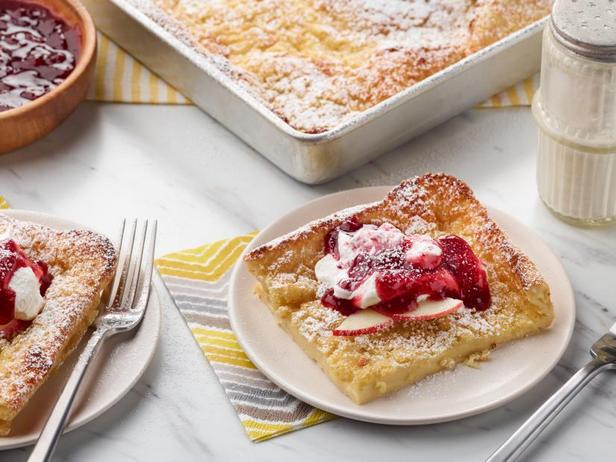 Zubereitung - Finnischer gebackener Pfannkuchen "Pannukakku"